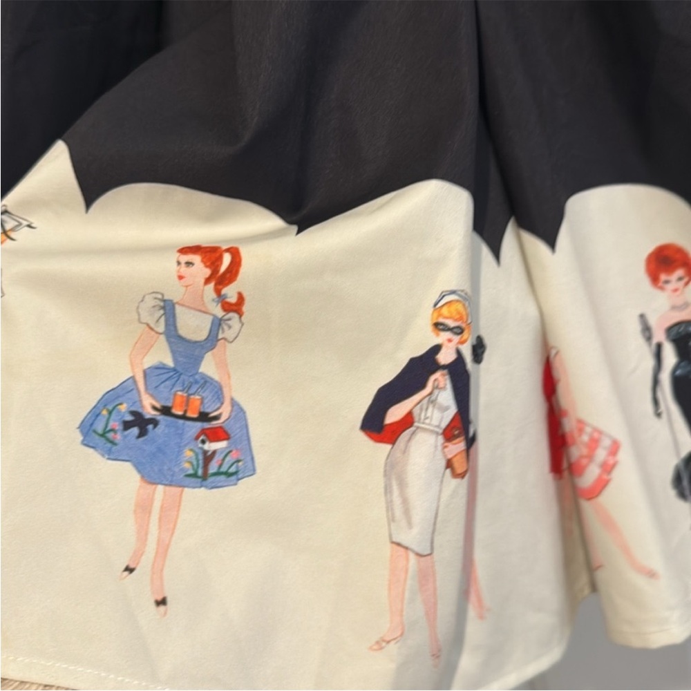 Unique Vintage Barbie Skirt Size Small Pockets Limited Edition Sold Out - Picture 4 of 11